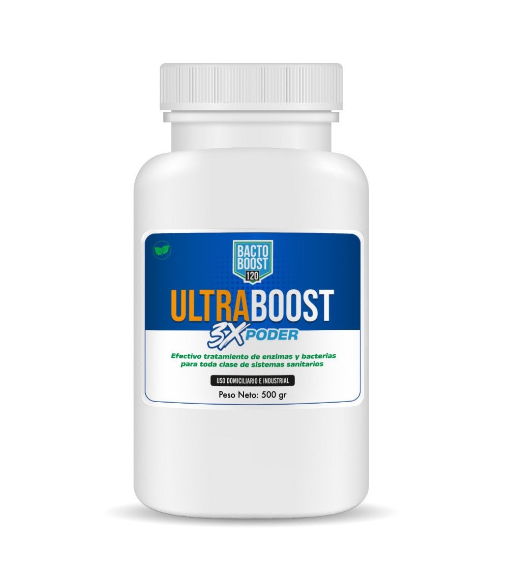 BACTOBOOST ULTRA/ Uso específico 500g – Aplicación inicial en viviendas con alcantarillado público o sistemas sépticos