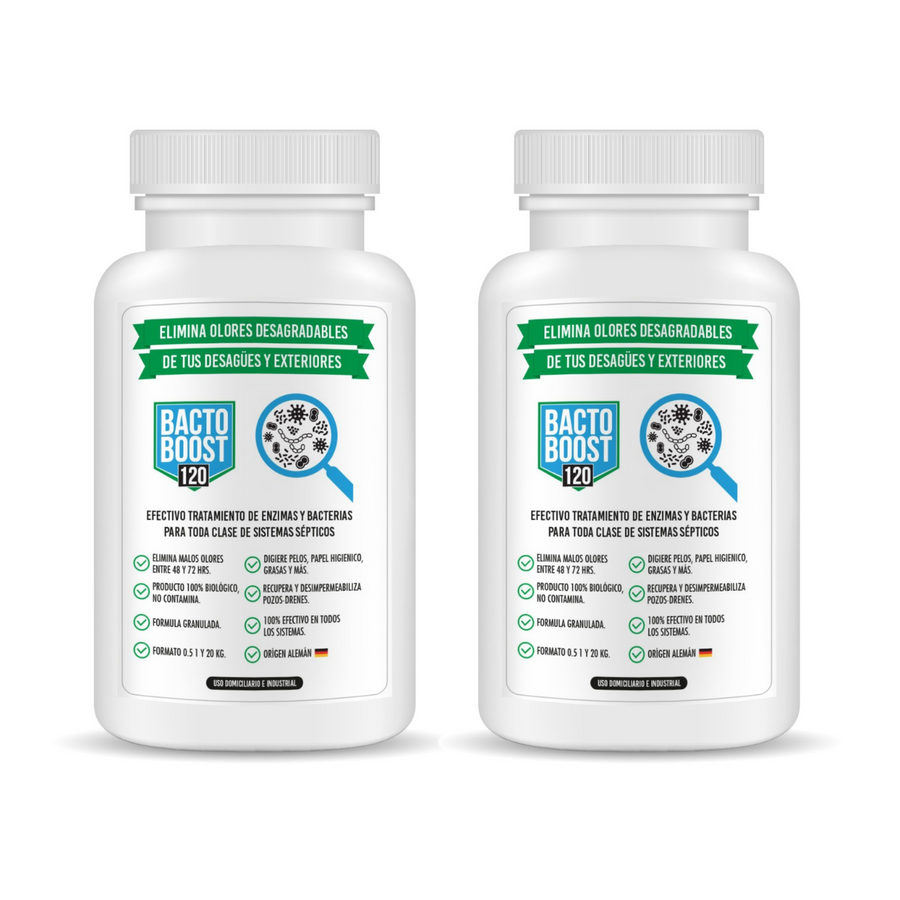 2 Meses de Tratamiento — Bactoboost 120 (2 frascos de 500 g)