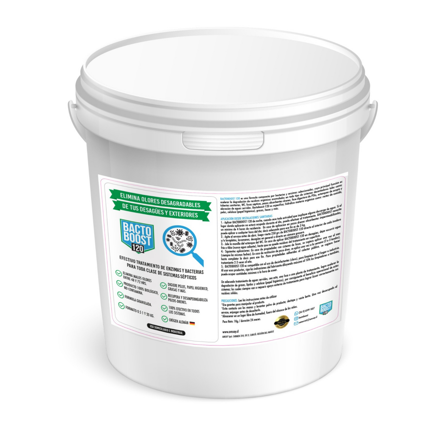 Tratamiento de shock 3 KG Balde Formato Semi-Industrial