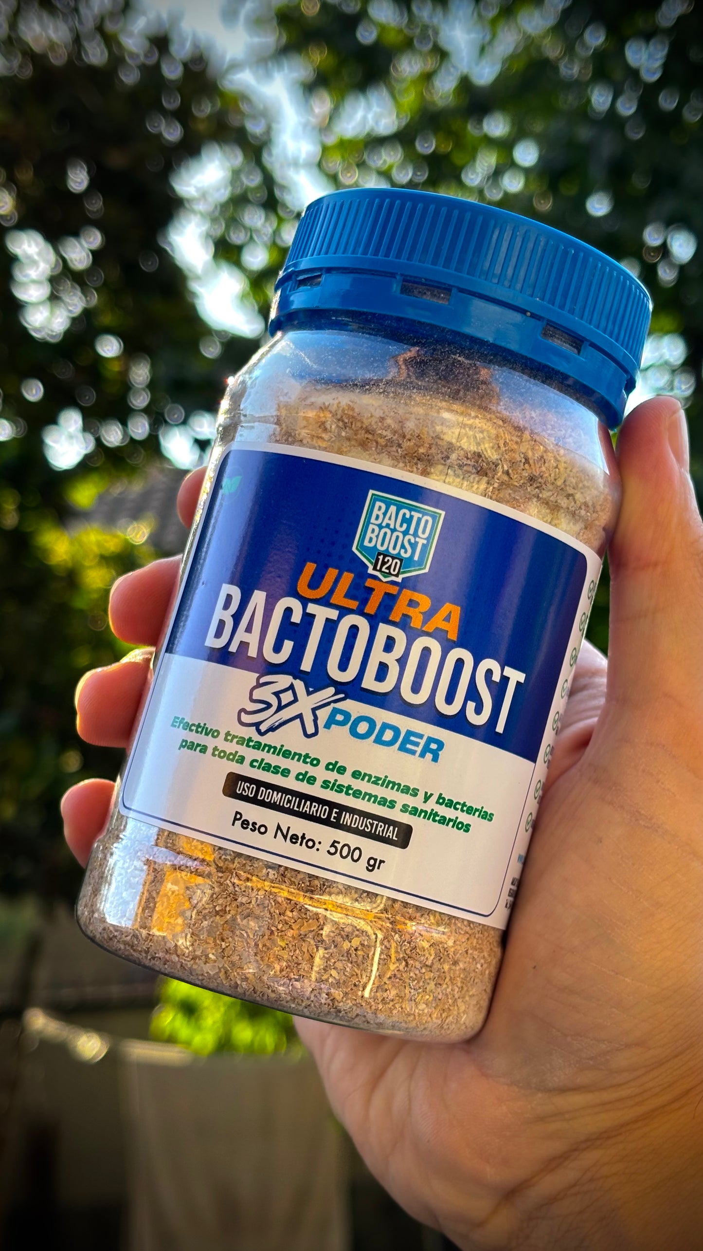 BACTOBOOST ULTRA/ Uso específico 500g – Aplicación inicial en viviendas con alcantarillado público o sistemas sépticos
